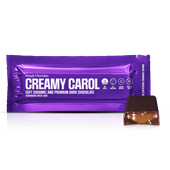 Chokoladebar med karamel Creamy Carol fra Simply Chocolate Flowpack 40 g